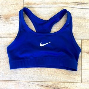 Dark blue Nike sports bra